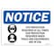 Signmission OSHA Sign, Eye Protection Required All With Symbol, 10in X 7in Decal, 10" W, 7" H, Landscape OS-NS-D-710-L-12332 - alternate 1